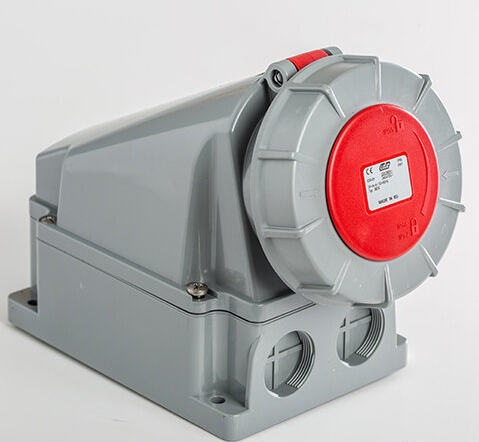 Imagen de BASE MURAL 63A HEMBRA 3P+N+T