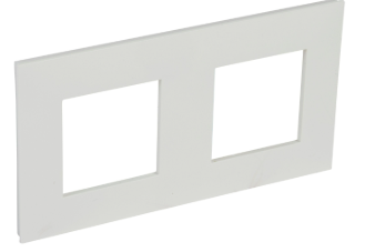 PLACA VALENA 2 ELEMENTOS BLANCO