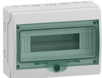 CAJA ESTANCA MINI KAEDRA SUPERFICIE 1 FILA 12 MÓDULOS IP65